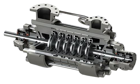 Однокорпусные многоступенчатые насосы  bb4